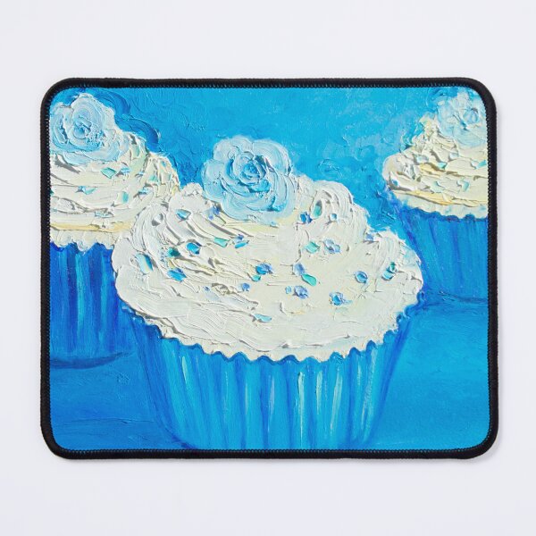 Item preview, Three cupcakes painting designed and sold by MatsonArtDesign.