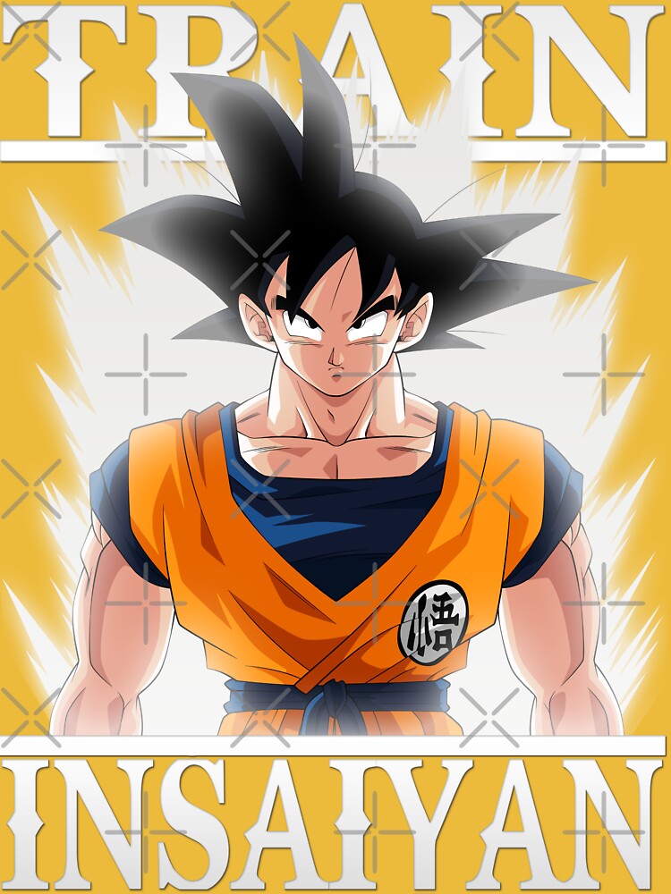 Train Insaiyan Kid Gt Goku Super Saiyan 1 DB/DBZ/DBGT/DBS  Sticker for  Sale by Wicked Designs