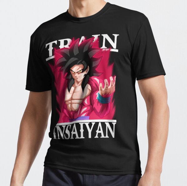 Train Insaiyan Final form Cooler DB/DBZ/DBGT/DBS  Active T-Shirt for Sale  by Wicked Designs