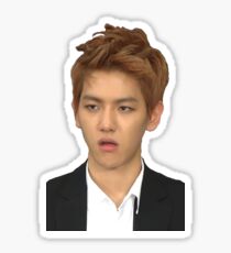 Kpop exo baekhyun cute aegyo aesthetic sticker lol duh Sticker
