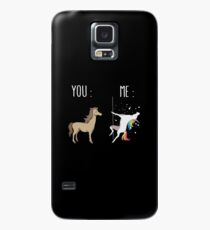 Funda/vinilo para Samsung Galaxy tú y yo unicornio