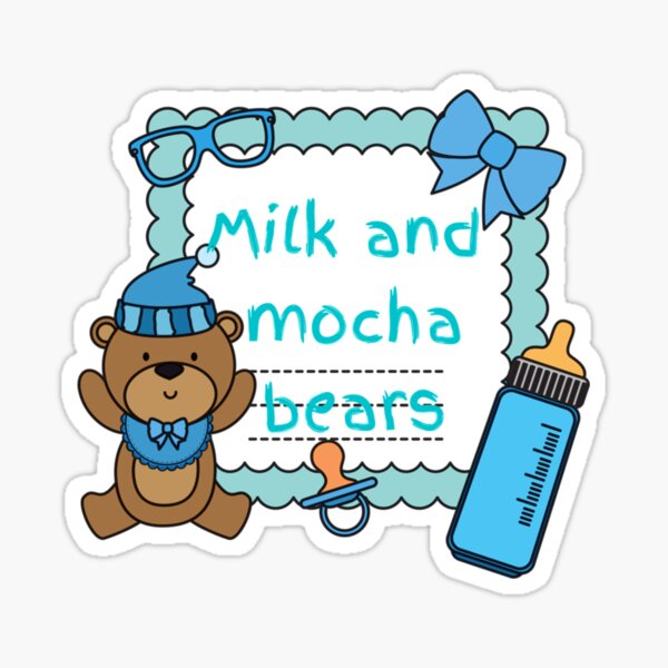 cute milk mocha  Sticker for Sale by Noxioustrifling
