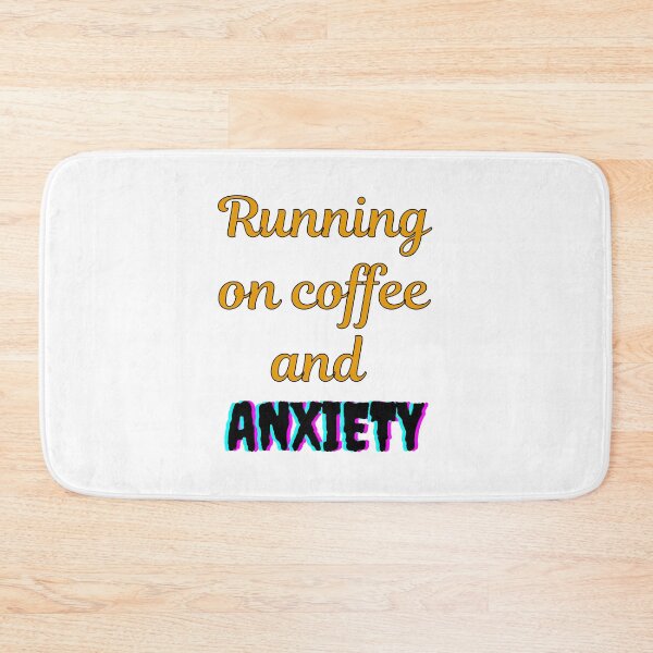 Item preview, Running On Coffee and Anxiety designed and sold by Digitalme Designs.