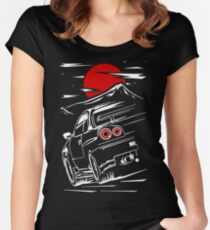 Camiseta entallada de cuello redondo Nissan Skyline GTR 34 | Haruna