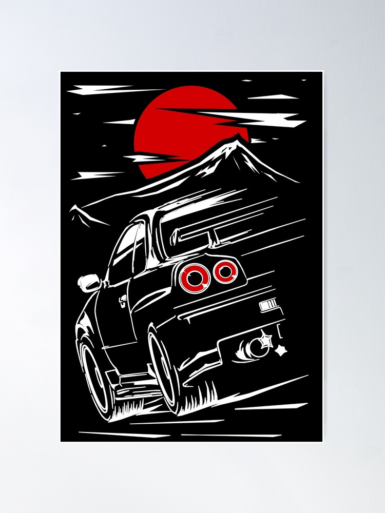 Nissan Skyline GTR 34 | Haruna | Póster