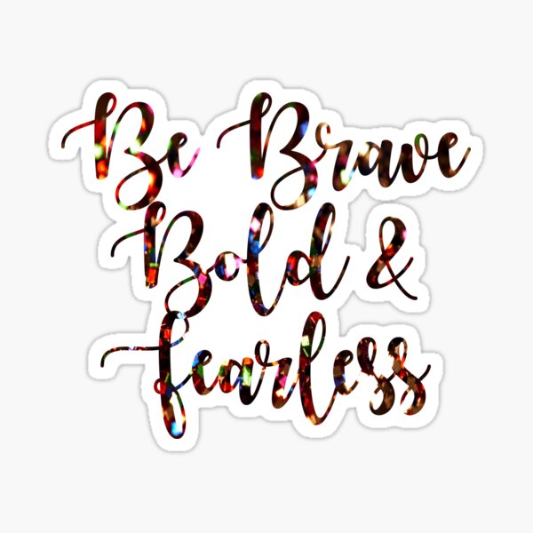 Bee Brave Stickers – The Blue and Gold Store