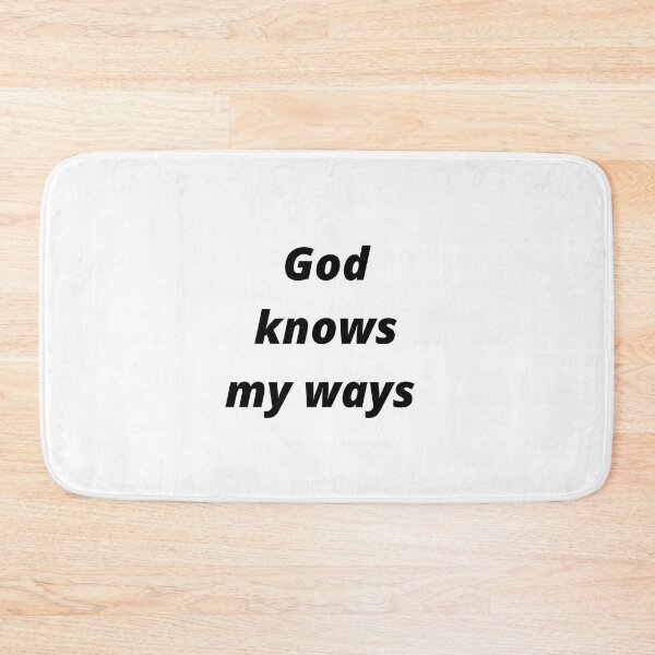 Item preview, God knows my ways, Psalm 139:1-6 designed and sold by Isheshop.