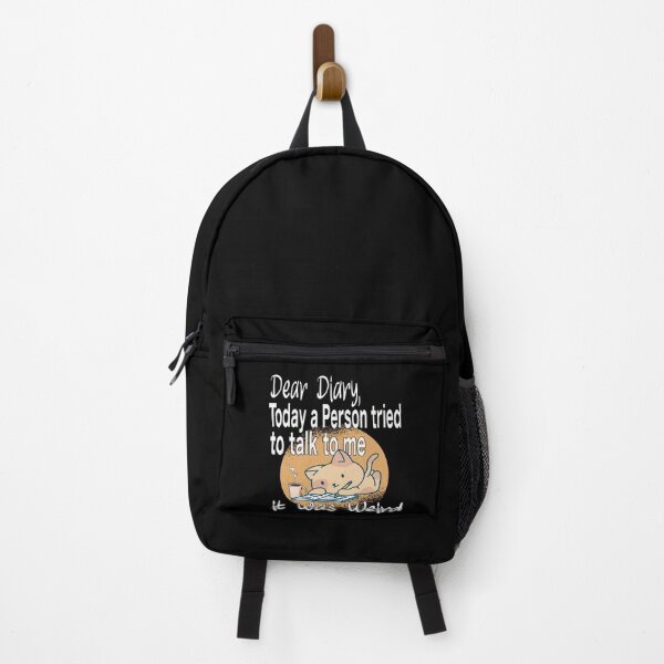 Item preview, Dear Diary Today it was Weird Introvert Cat designed and sold by Merchandiser099.