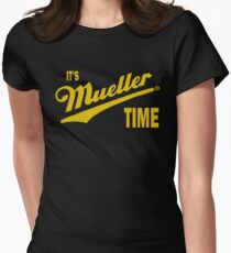 es & amp; s Mueller Zeit - GOLD Tailliertes T-Shirt für Frauen