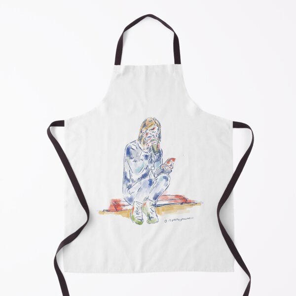Item preview, Girl drinking coffee designed and sold by itsmaddiesart.