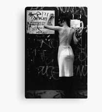 slightly leg less Canvas Print