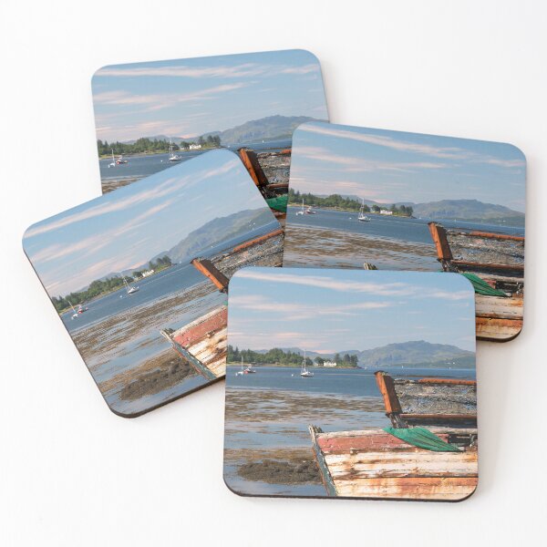 Item preview, Sound of Mull Abandoned Boats Salen Scotland. designed and sold by PhotosEcosse.
