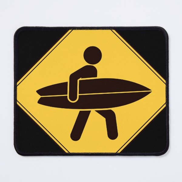 Item preview, Surfers crossing sign designed and sold by looking4barrels.