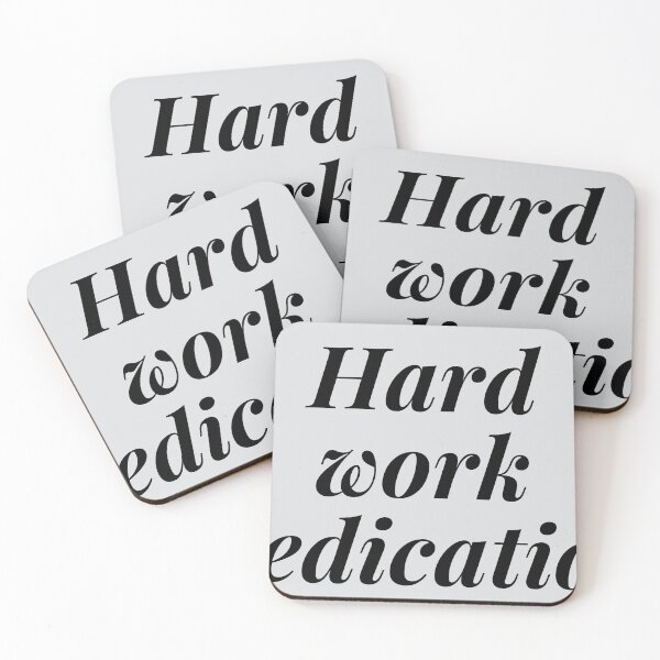 Item preview, hard work dedication designed and sold by TheUboss.