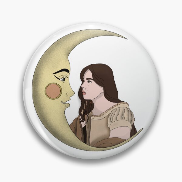 Item preview, Emily Dickinson and The Moon designed and sold by lu-digital-art.