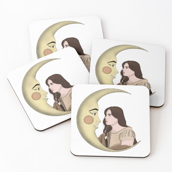 Item preview, Emily Dickinson and The Moon designed and sold by lu-digital-art.