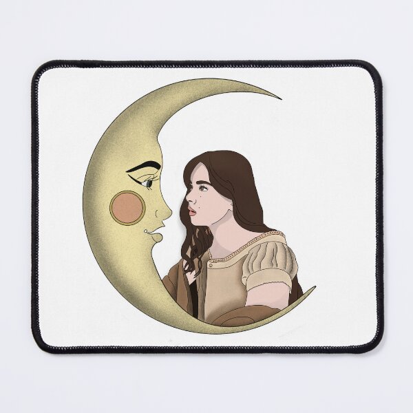 Item preview, Emily Dickinson and The Moon designed and sold by lu-digital-art.