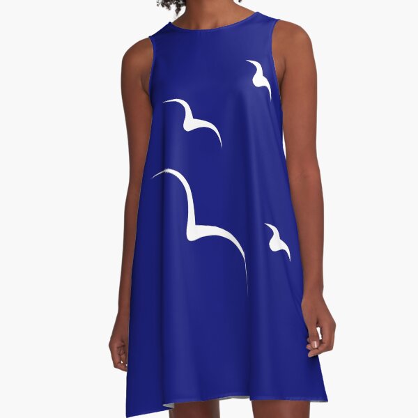Flying Birds A-Line Dress