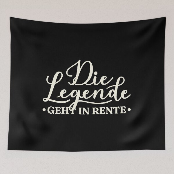 Artikelvorschau, Amazing Retirement Quote Design Die Legende geht in den Ruhestand entworfen und verkauft von Palteeshop.