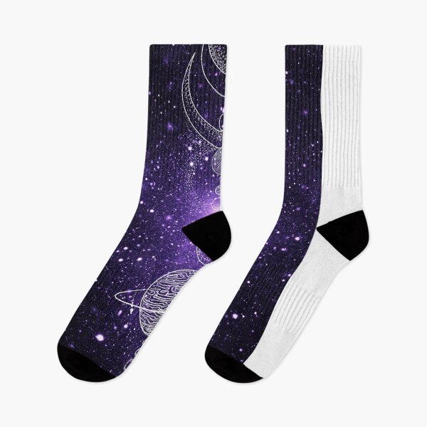 Item preview, Blue Purple Galaxy Planets Alignment Moon Phases Stars: designed and sold by LifeAndWonder.