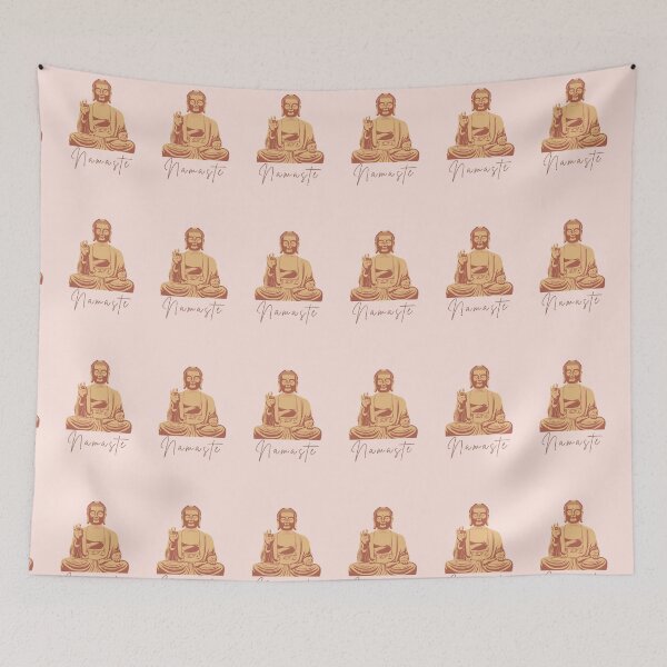 Item preview, Buddha namaste designed and sold by LeapArtsQuotes.