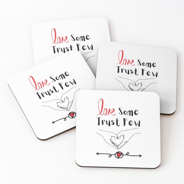 Item preview, Love Some Trust Few designed and sold by Merry Moon Store.