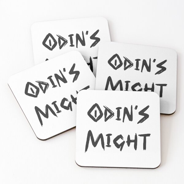 Item preview, Cool Odin's Might Quote in Cool Brush Font Black Color | Cool Odins Might Quote in Cool Brush Font Black Color | Cool Odin s Might Quote in Cool Brush Font Black Color designed and sold by RiciPaneto.