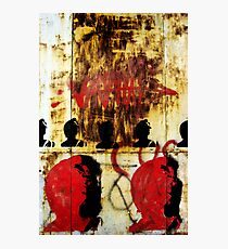 REDFACE (vertical version) Photographic Print