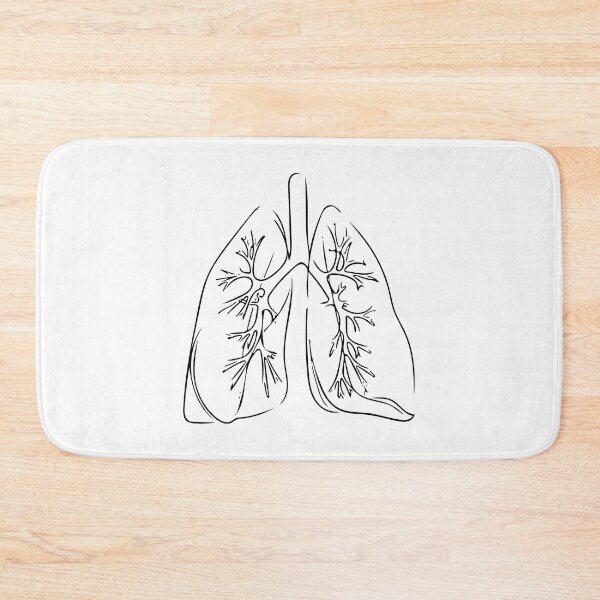 Item preview, Lung Line Art - Minimalist designed and sold by Lineart-Arts.