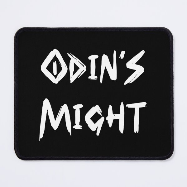 Item preview, Cool Odin's Might Quote in Cool Brush Font White Color | Cool Odins Might Quote in Cool Brush Font White Color | Cool Odin s Might Quote in Cool Brush Font White Color designed and sold by RiciPaneto.