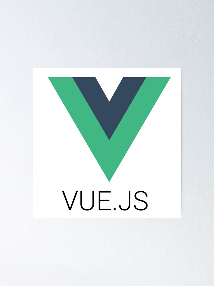 Vue JS Emblem Sticker - Just Stickers : Just Stickers