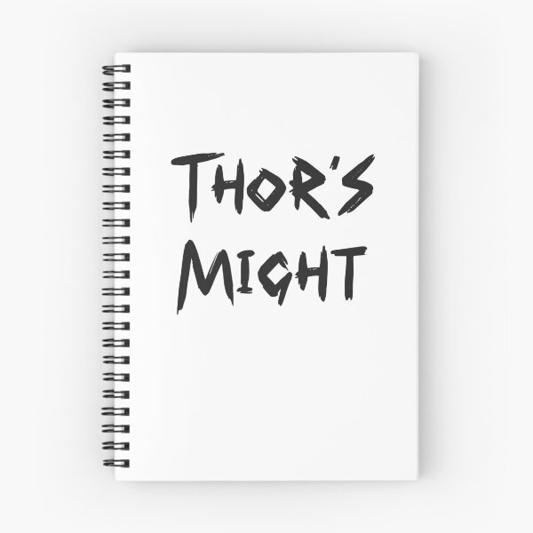Item preview, Cool Thor s Might Quote in Cool Brush Font Black Color | Cool Thor's Might Quote in Cool Brush Font Black Color | Cool Thors Might Quote in Cool Brush Font Black Color designed and sold by RiciPaneto.