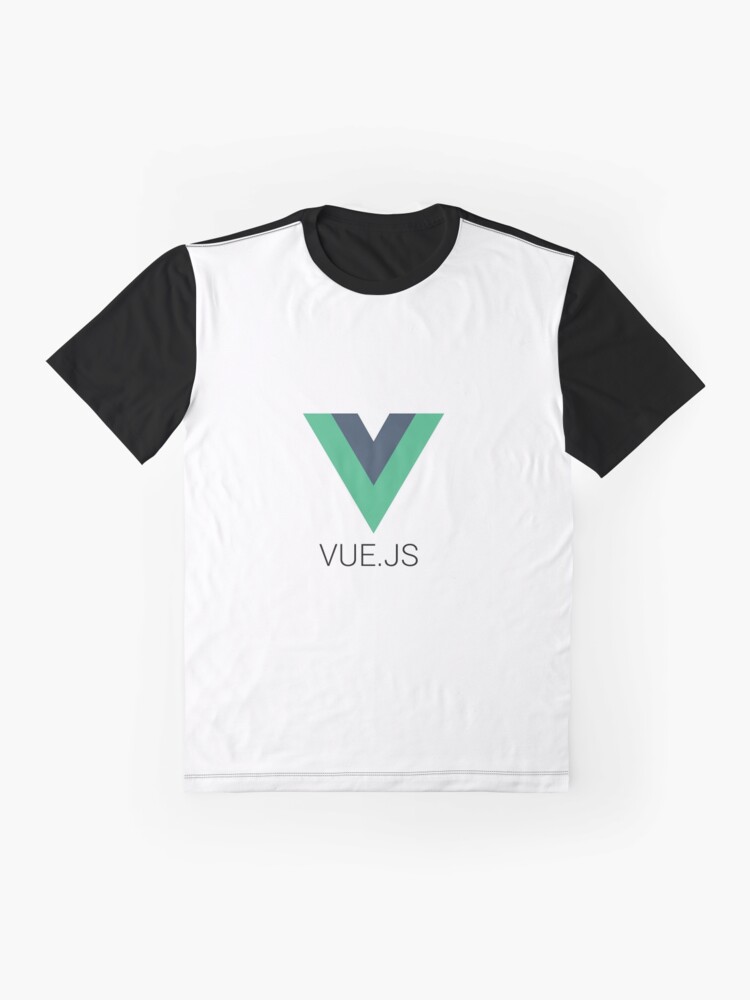 Alternate view of Vue JS logo Graphic T-Shirt
