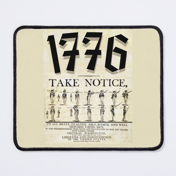 Item preview, 1776 Rise Up And Fight George Washington designed and sold by Flirt-Teez.