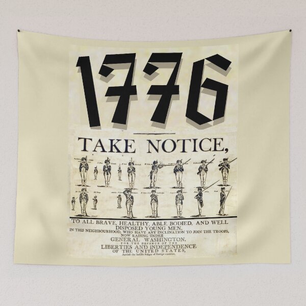 Item preview, 1776 Rise Up And Fight George Washington designed and sold by Flirt-Teez.