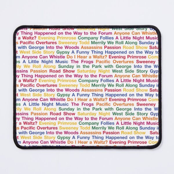 Item preview, Stephen Sondheim Musicals (White BG) designed and sold by byebyesally.