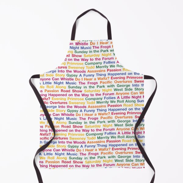 Item preview, Stephen Sondheim Musicals (White BG) designed and sold by byebyesally.