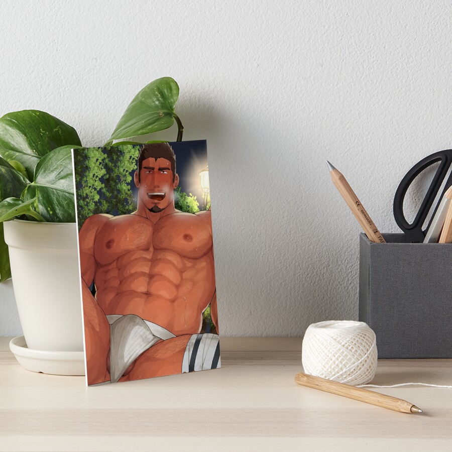 Sexy Bara Tiddies Six Pack Bara Muscles Art Board Print For Sale By Anime Fandom Redbubble 6369