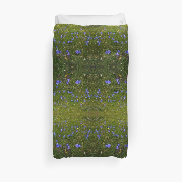 A sea of Harebells, Rossbeg, Co Donegal Duvet Cover