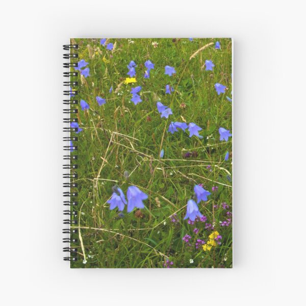 A sea of Harebells, Rossbeg, Co Donegal Spiral Notebook