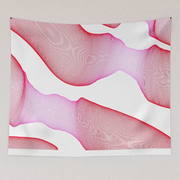 Item preview, Red Organic Hologram Tunnel Design designed and sold by kayadmu.