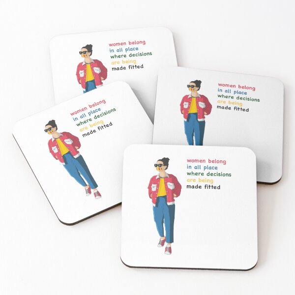 Item preview, Women Belong In All Place Where Decisions Are Being Made Fitted. Womens equality designed and sold by Valeree Store.