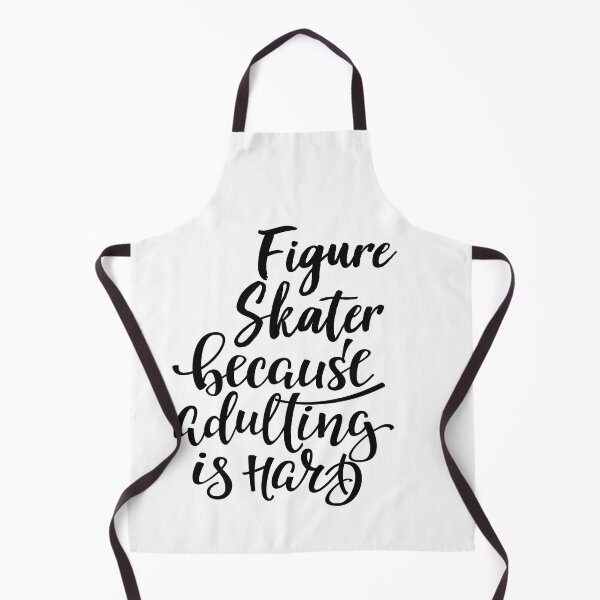 Item preview, Figure Skater Because Adulting Is Hard designed and sold by WordsGamersUse.
