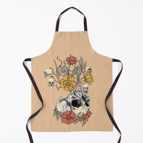Item preview, Retro floral skull designed and sold by JuliaPop.