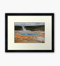 Grand Prismatic (Yellowstone Park) Framed Print