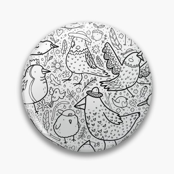 Item preview, Happy Birds Doodle Art designed and sold by SophieCorrigan.