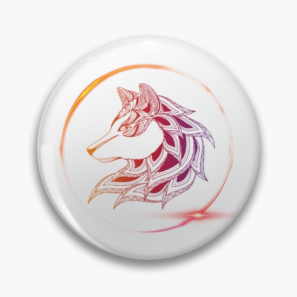 Item preview, Colourful Wolf Design  designed and sold by CreativNode.