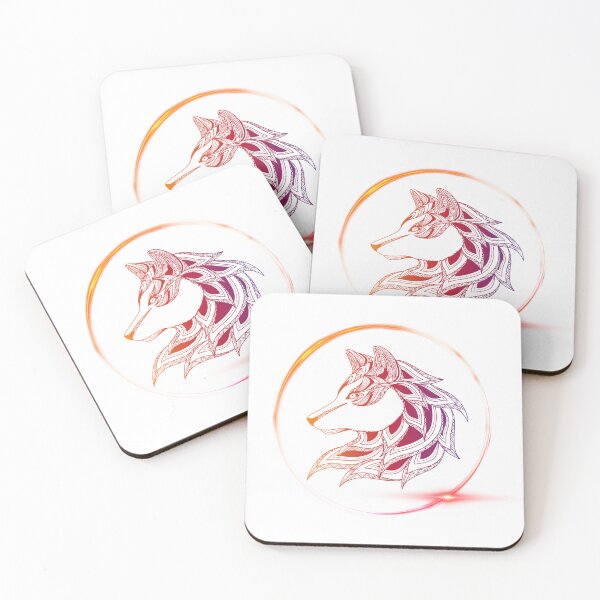 Item preview, Colourful Wolf Design  designed and sold by CreativNode.