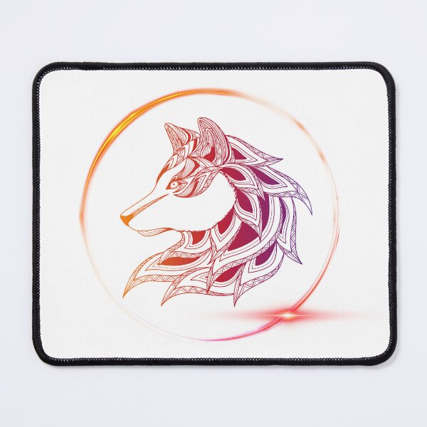 Item preview, Colourful Wolf Design designed and sold by CreativNode.