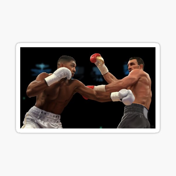 Joshua Vs Klitschko realistic version Sticker